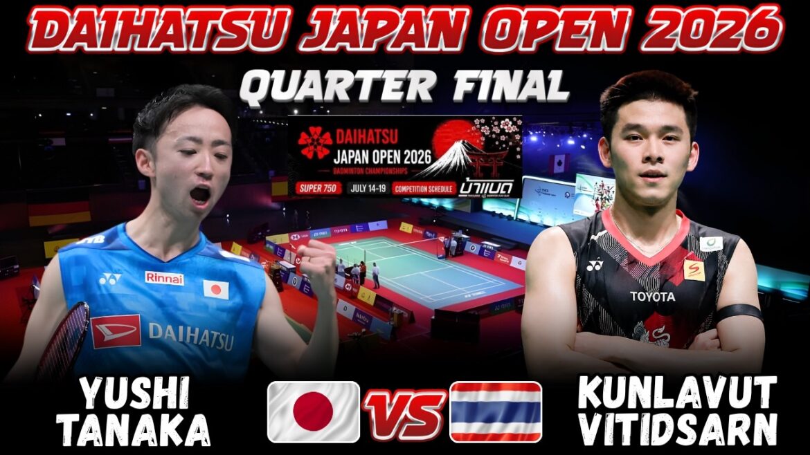 🔥FANTASTIC MATCH🔥 Yushi TANAKA (JPN) vs Kunlavut VITIDSARN (THA) | Japan Open 2026 Badminton 🔥FANTASTIC MATCH🔥 Yushi TANAKA (JPN) vs Kunlavut VITIDSARN (THA) | Japan Open 2026 Badminton