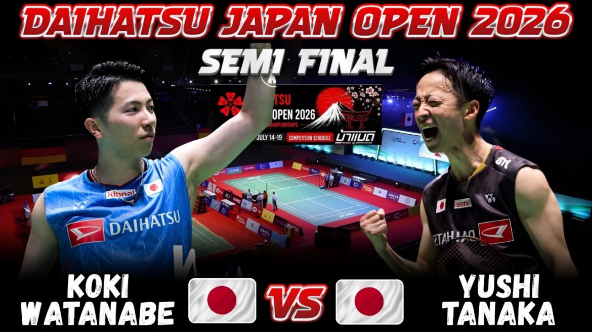 😱🔥WOW SPECTACULAR MATCH🔥😱 Koki WATANABE (JPN) vs Yushi TANAKA (JPN) | Japan Open 2026 Badminton 😱🔥WOW SPECTACULAR MATCH🔥😱 Koki WATANABE (JPN) vs Yushi TANAKA (JPN) | Japan Open 2026 Badminton