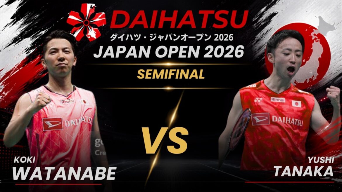🔥Koki WATANABE (Koki Watanabe) vs Yushi TANAKA (Yushi Tanaka) | Japan Open 2026 Badminton 🔥Koki WATANABE (Koki Watanabe) vs Yushi TANAKA (Yushi Tanaka) | Japan Open 2026 Badminton