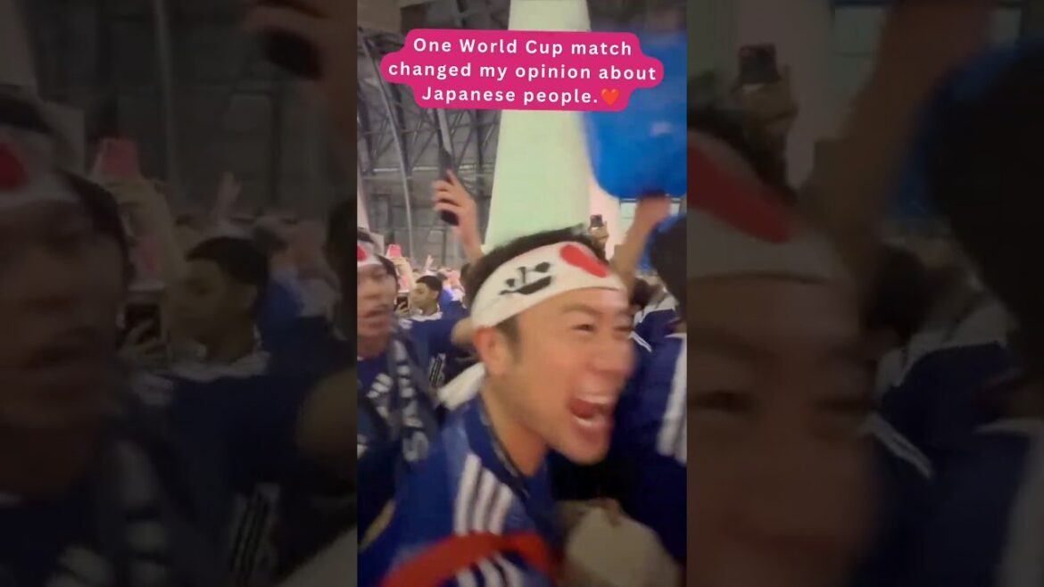 I was NOT expecting this from Japan fans… 🇯🇵😳 I was NOT expecting this from Japan fans... 🇯🇵😳
