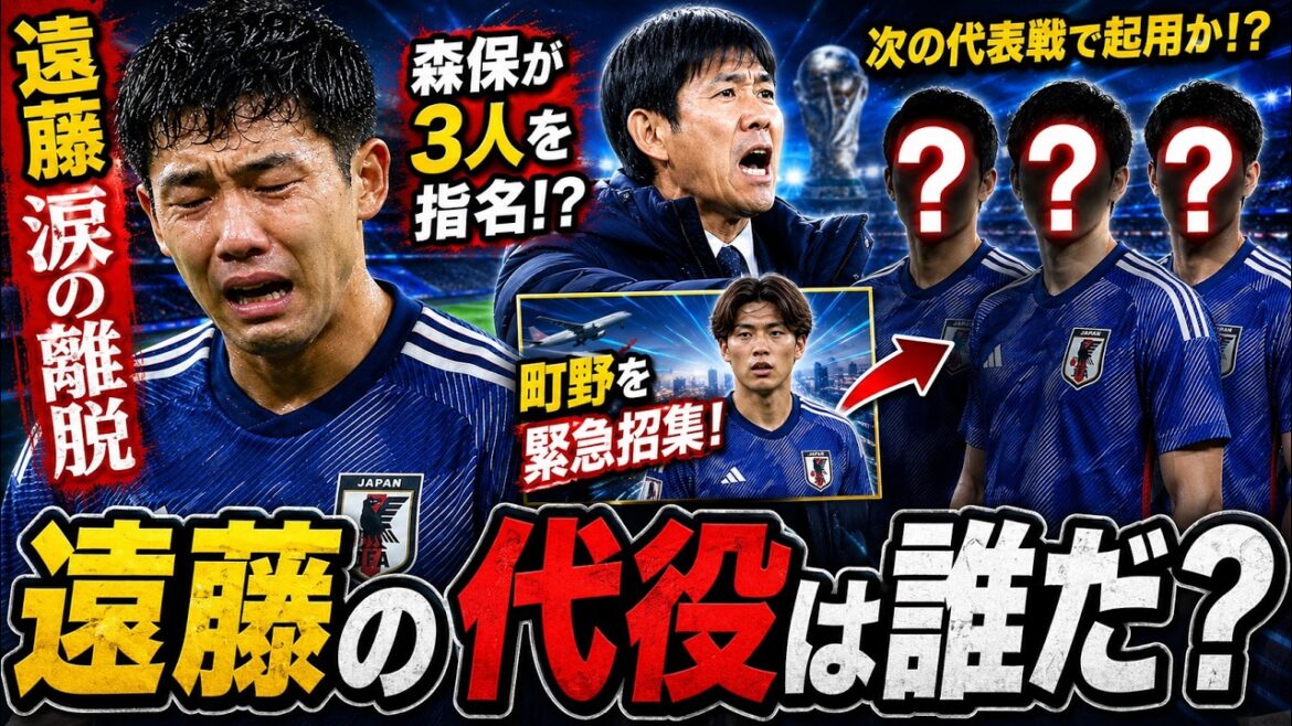 Machino departs for North America! How will Moriyasu change the midfield in Endo's absence? A surprising decision just before the World Cup starts!