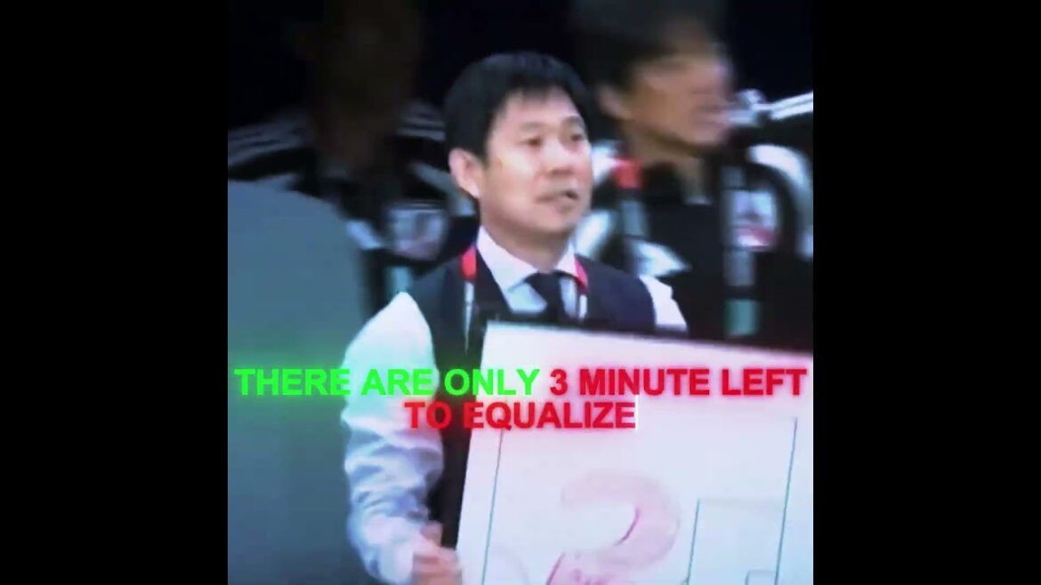 Hajime Moriyasu genius tactic