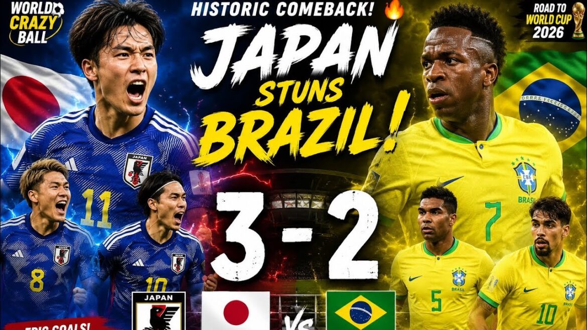 🔥Japan 3-2 Brazil | Best Moments | International Friendly 2026 🔥Japan 3-2 Brazil | Best Moments | International Friendly 2026