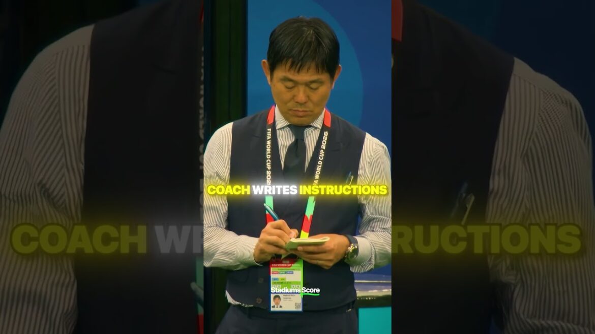 Japan Coach GENIUS 🤯 | FIFA World Cup 2026 #shorts Japan Coach GENIUS 🤯 | FIFA World Cup 2026 #shorts