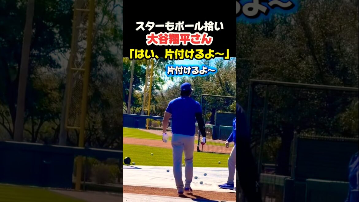 Shohei Ohtani takes the initiative to pick up the ball π #Shohei Ohtani #mlb #shorts #dodgers Shohei Ohtani takes the initiative to pick up the ball π #Shohei Ohtani #mlb #shorts #dodgers