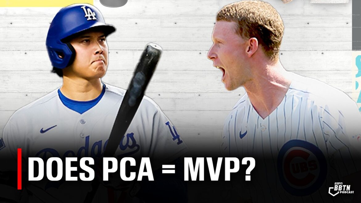 Shohei Ohtani’s grip on the NL MVP race is loosening. Does PCA have a legitimate shot? 🤔 | BBTN Pod Shohei Ohtani's grip on the NL MVP race is loosening. Does PCA have a legitimate shot? 🤔 | BBTN Pod