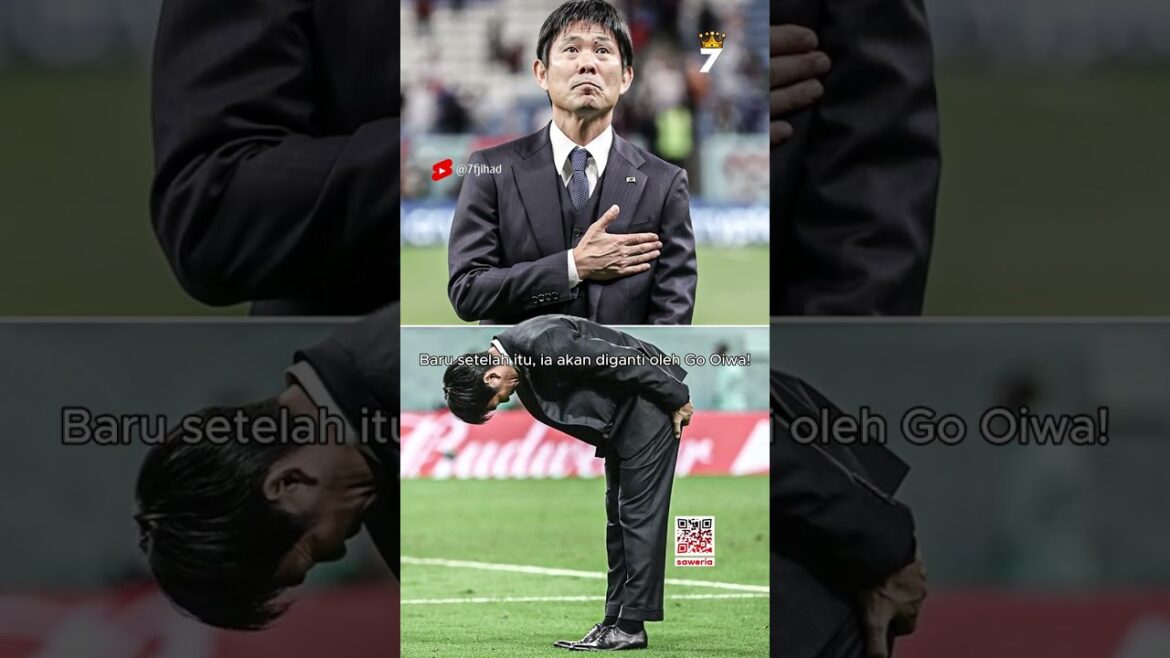 Japanese coach Hajime Moriyasu was replaced after facing the Indonesian national team in the 2027 Asian Cup