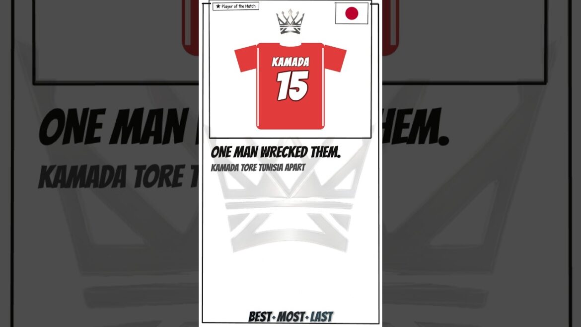Daichi Kamada: One Man Wrecked Them | Tunisia 0-4 Japan Daichi Kamada: One Man Wrecked Them | Tunisia 0-4 Japan