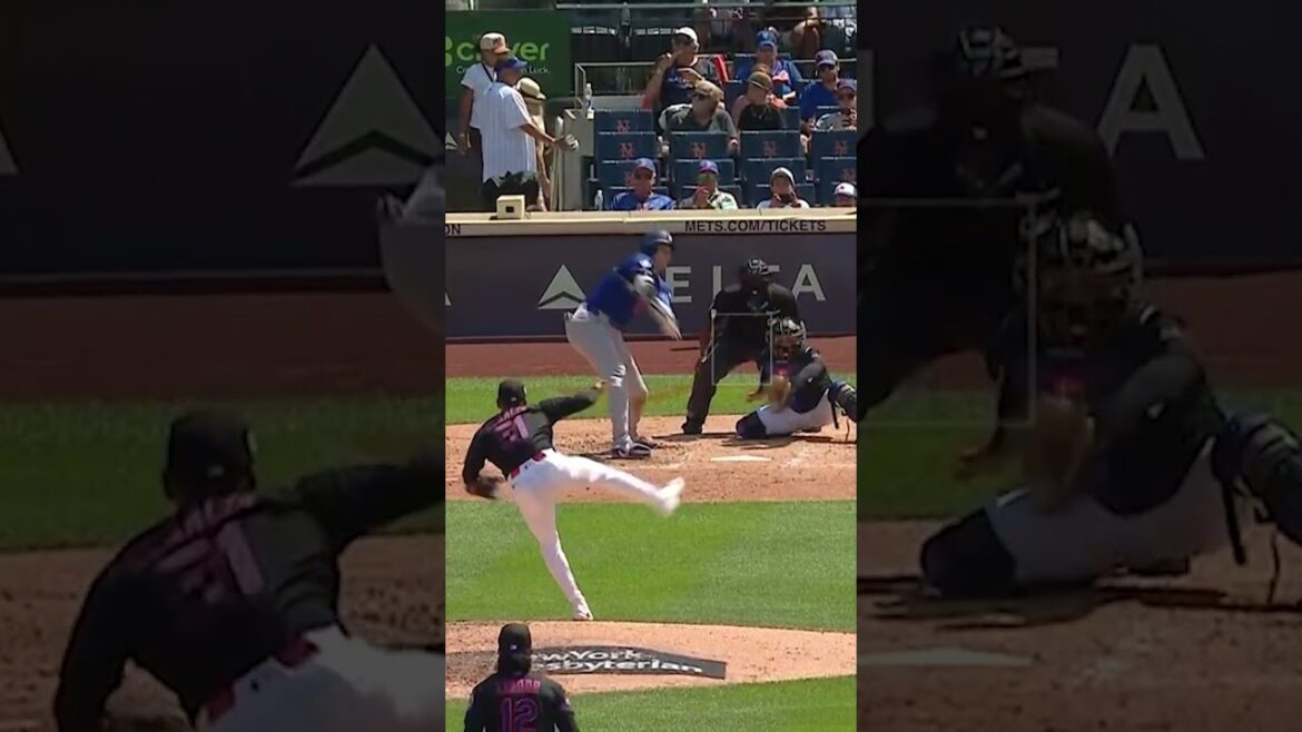 Freddy Peralta gets Shohei Ohtani swinging 💪 #mets #mlb #baseball #sports #highlights #dodgers