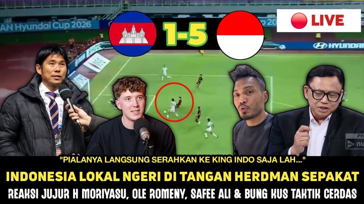 🔴 HONEST WIN‼️HONEST REACTION OF H MORIYASU & SAFEE ALI AFTER INDONESIA VS CAMBODIA 5-1 - HOW ARE YOU SO GOOD?