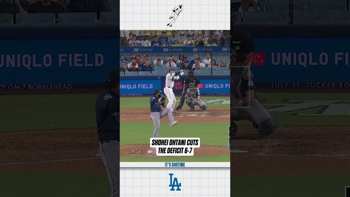 Shohei Ohtani Delivers In The Clutch Again #dodgers #MLB #baseball #sports